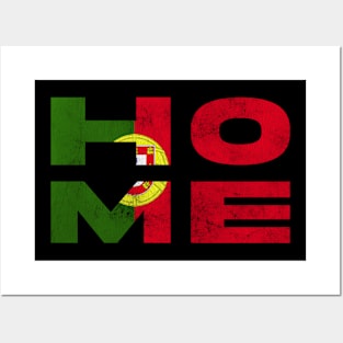 Home Portugal Flag Portuguese Posters and Art